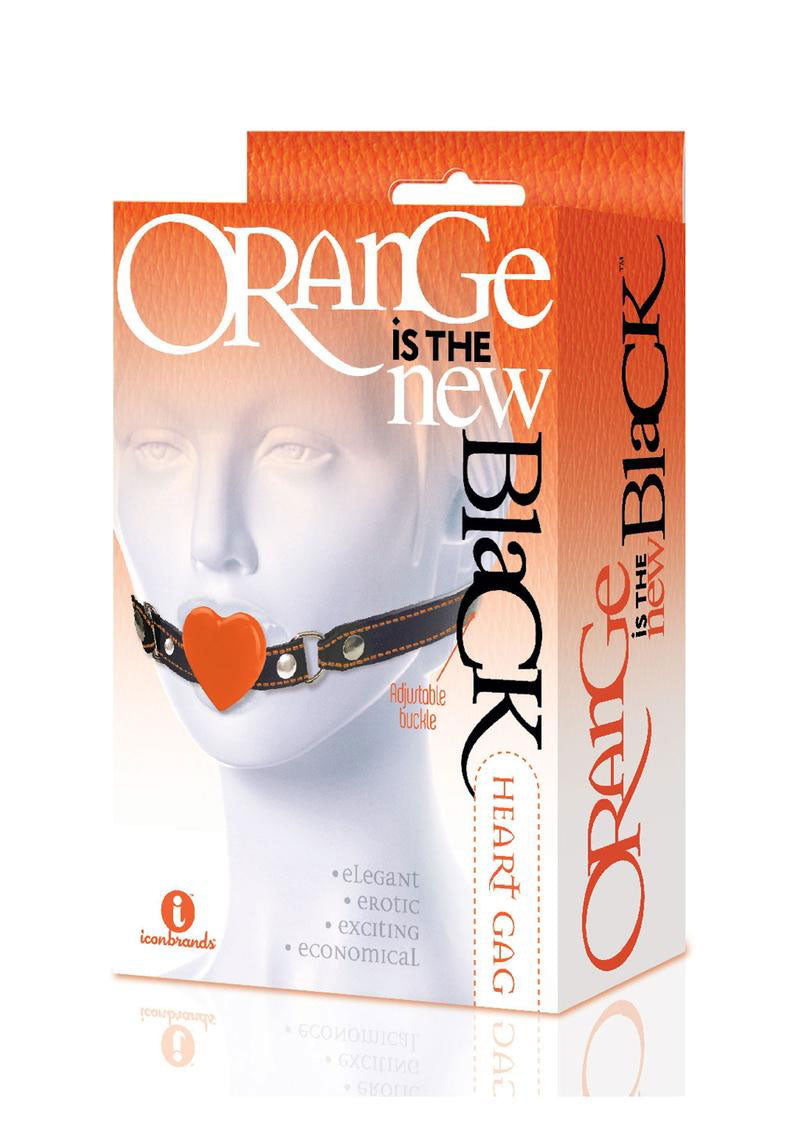 The 9's - Orange Is the New Black - Heart Gag by Bondage & Fetish Toys