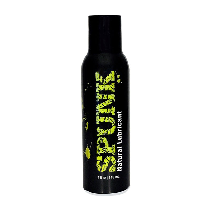 Spunk Lube Natural 8oz black bottle organic avocado and coconut oil lubricant