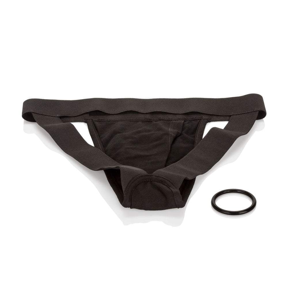 Packer Gear™ Jock Strap XL/2XL with extra-wide waistband and adjustable reinforced O-ring for comfort and double penetration pleasure