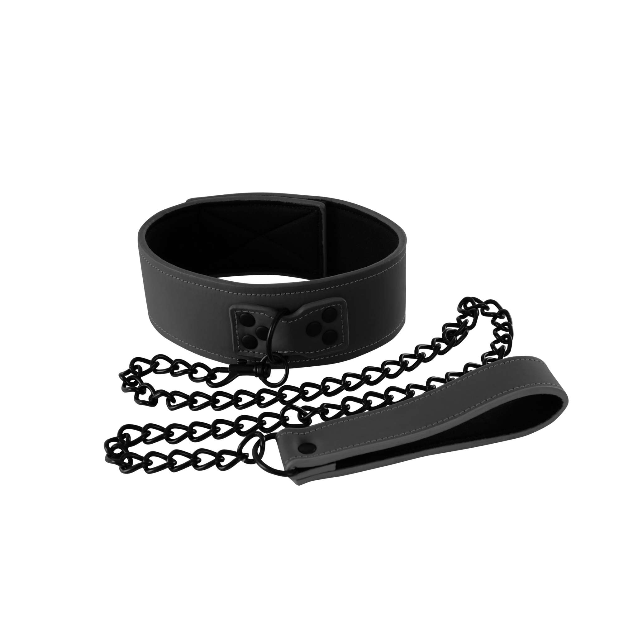Renegade Bondage Collar - Black by Bondage & Fetish Toys