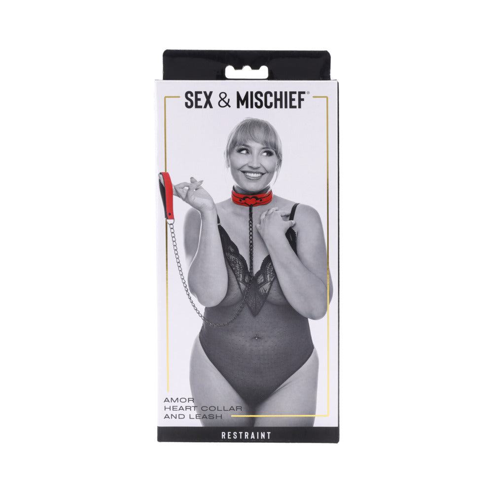 Sportsheets Sex & Mischief Amor Collar and Leash by Bondage & Fetish Toys
