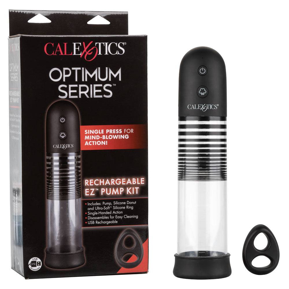 Optimum Series Rechargeable Ez Pump Kit by Cock & Balls