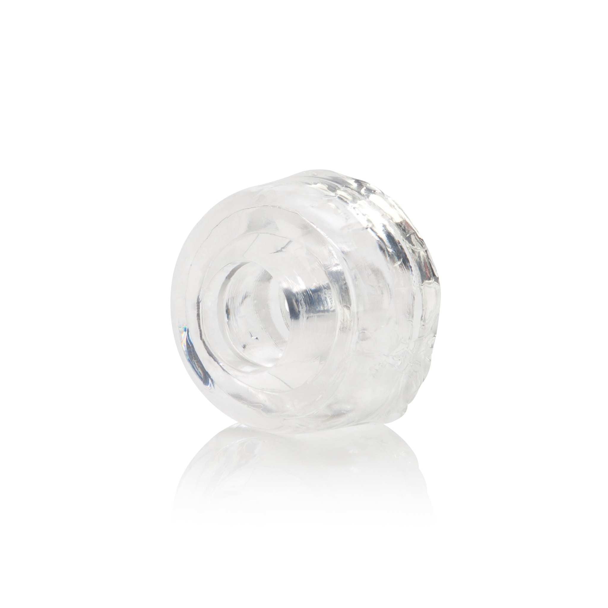 Clear flexible Universal Pump Sleeve donut-style accessory for pumps up to 3.25 inches diameter