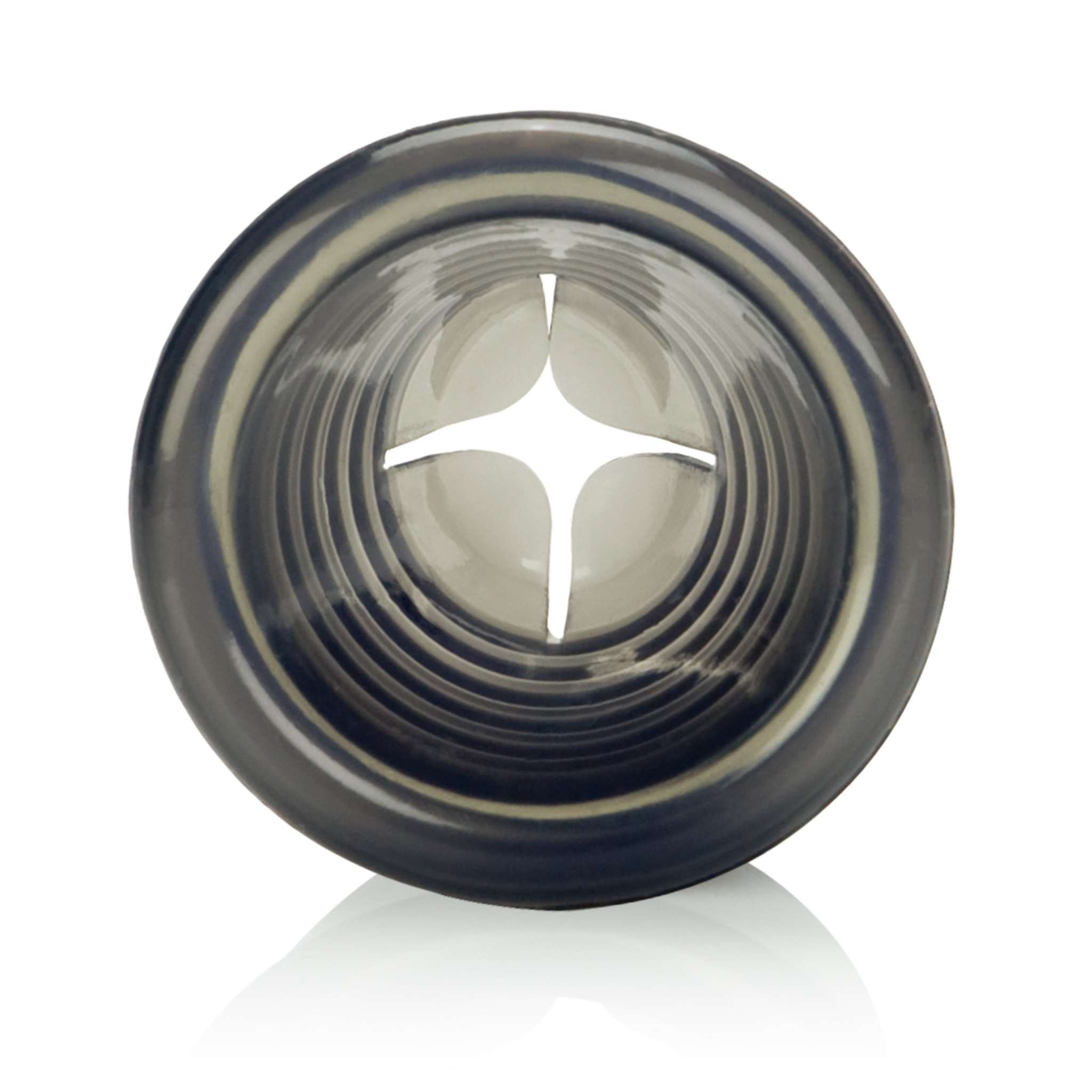 Universal silicone pump sleeve in smoke color designed for pump cylinders up to 3 inches diameter, soft and stretchy silicone material.