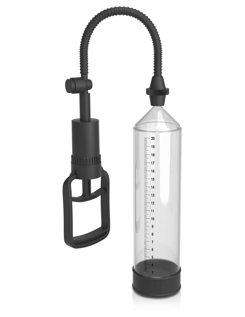 Classix Large Penis Enlargement Pump with transparent vacuum tube and EZ-Grip trigger handle for size enhancement