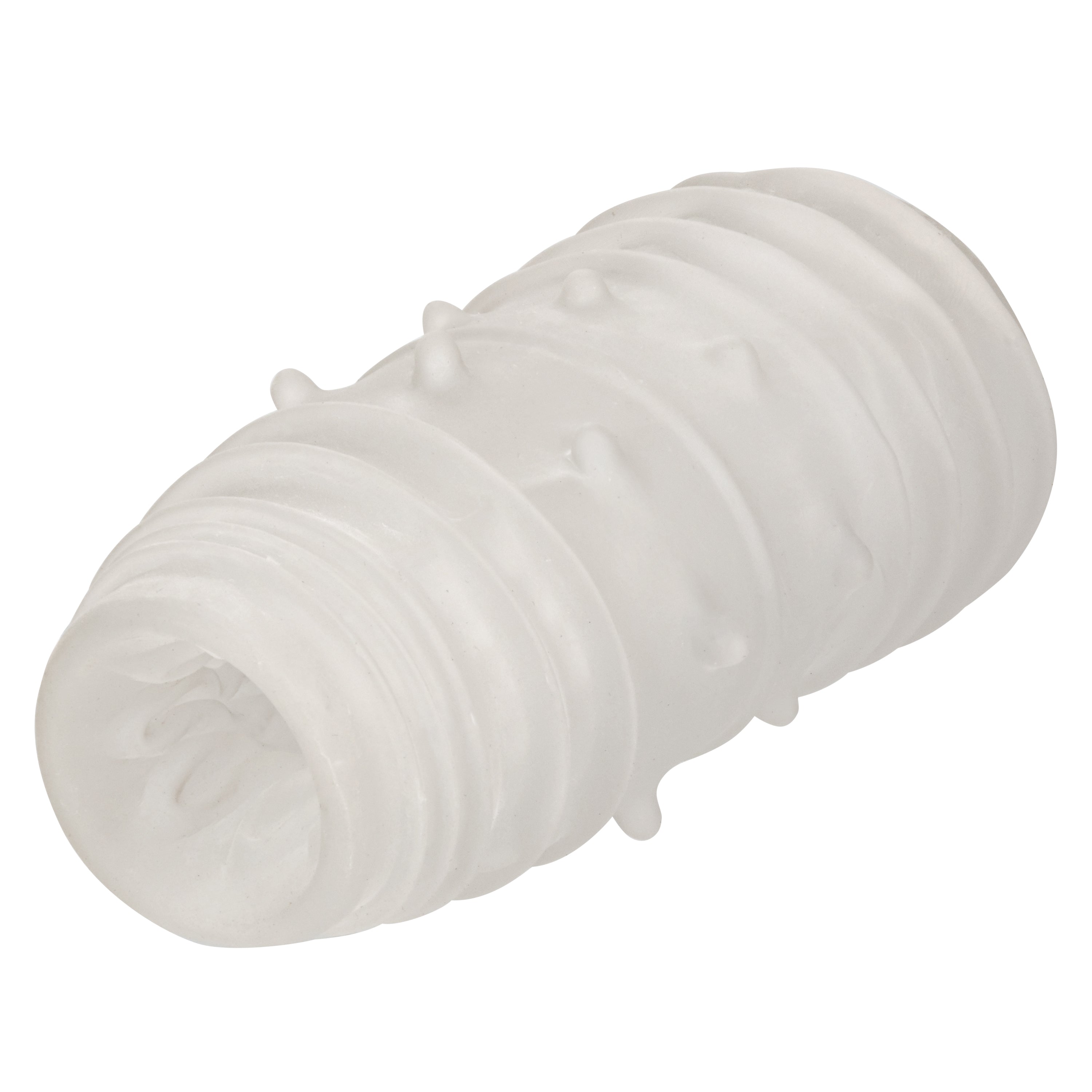 Boundless Reversible Ribbed Stroker - Clear by Masturbators and Strokers
