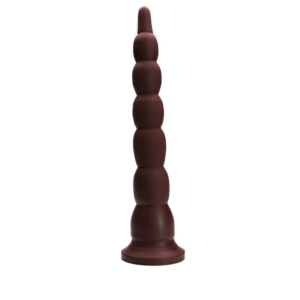 Tantus Cowboy Firm Beaded Dildo Garnet (Box) by Anal Toys & Stimulators