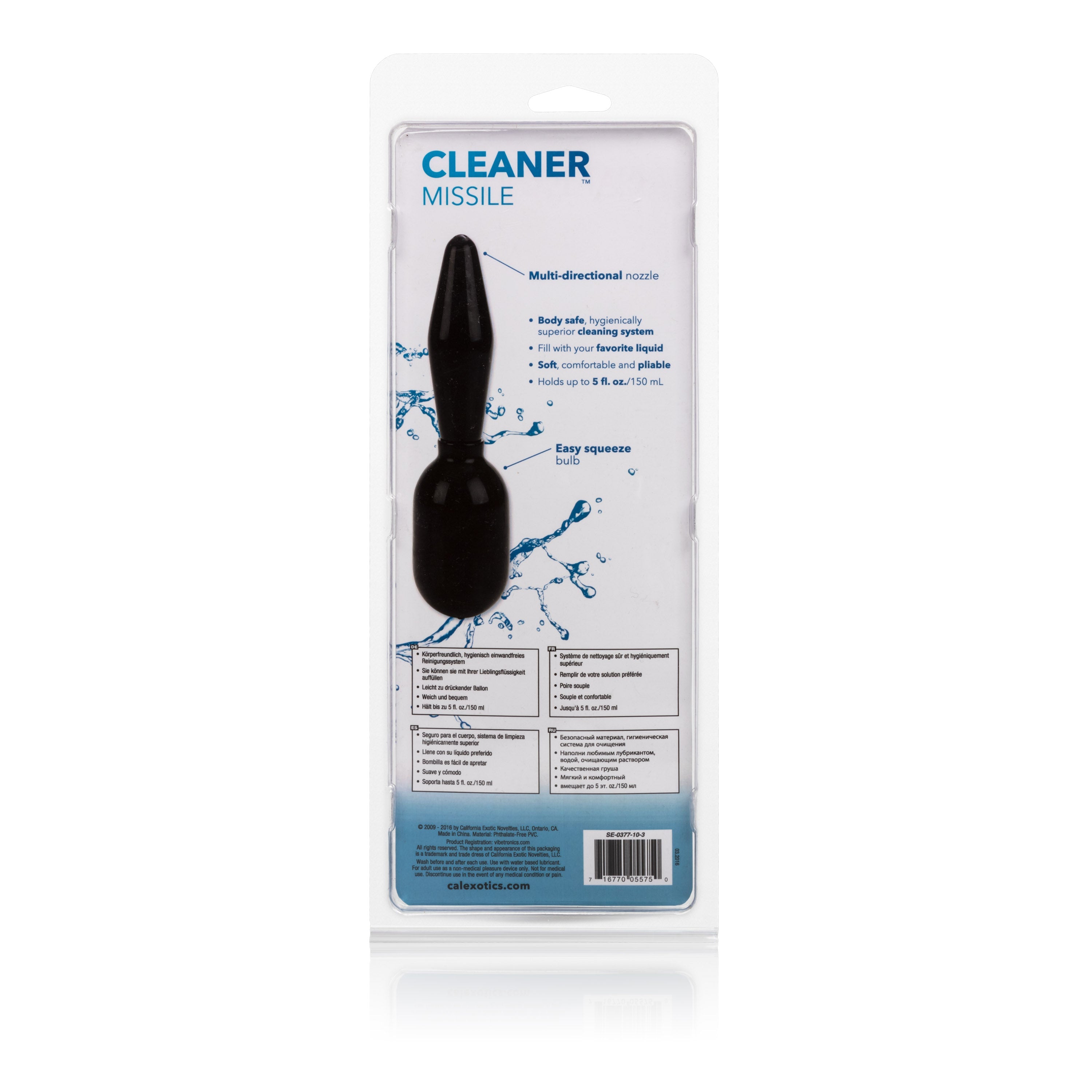 Cleaner Missile Douche by Sexual Wellness