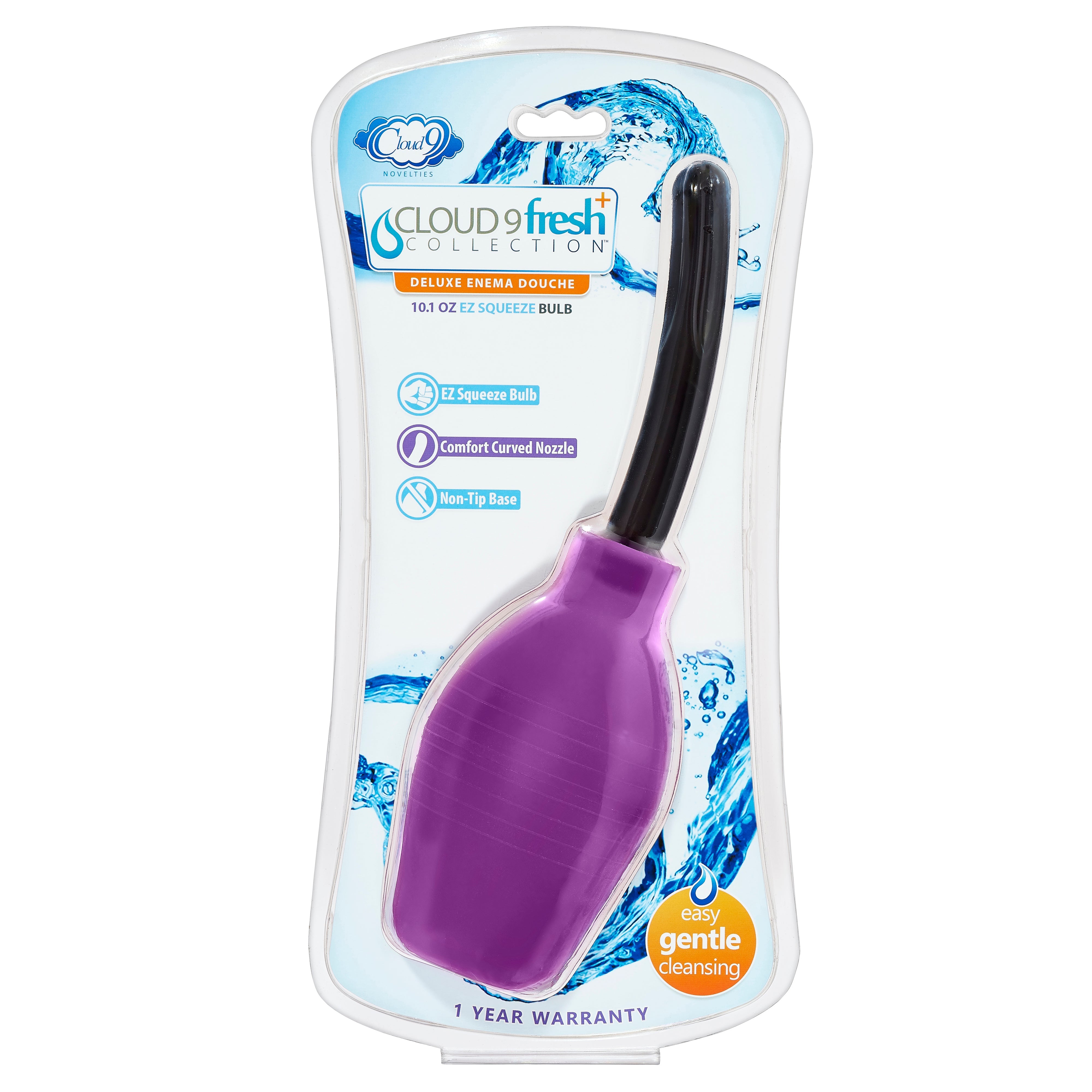 Fresh Plus Deluxe Enema Douche - 10.1 Oz Ez Squeeze Bulb by Sexual Wellness