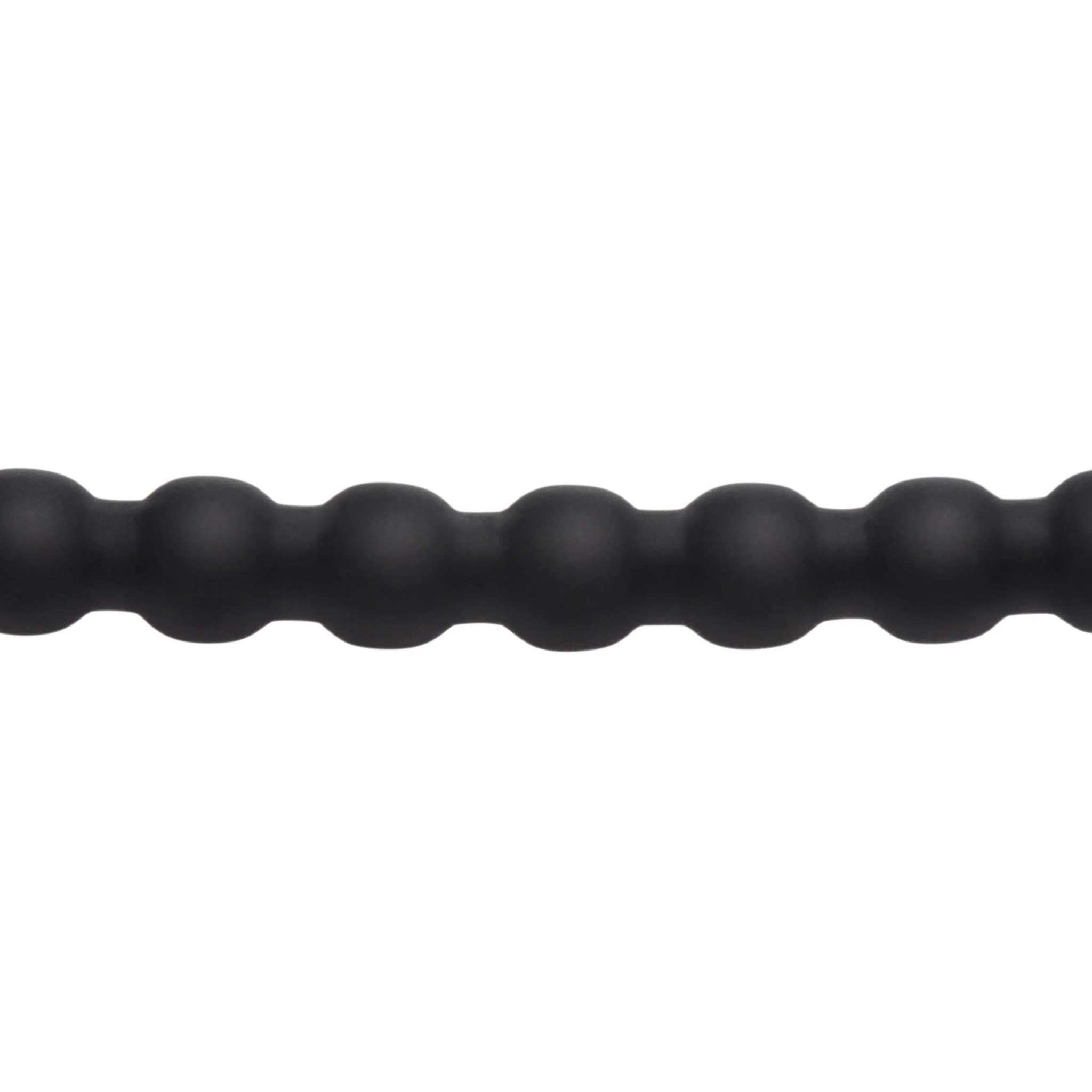 28x Dark Chain black rechargeable silicone sound with 28 vibration modes and 80 beads