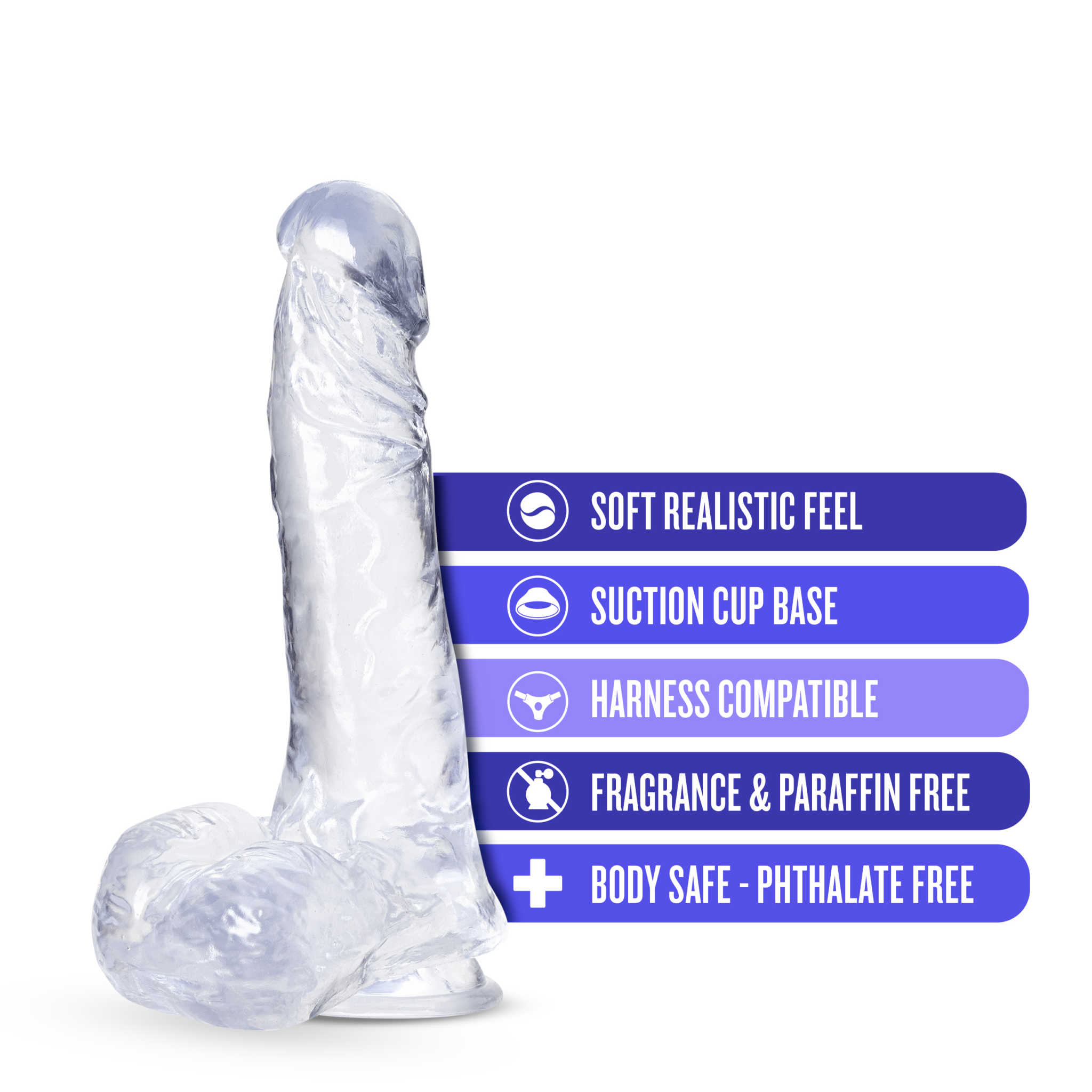 B Yours Plus - Ram n' Jam - Clear by Anal Toys & Stimulators