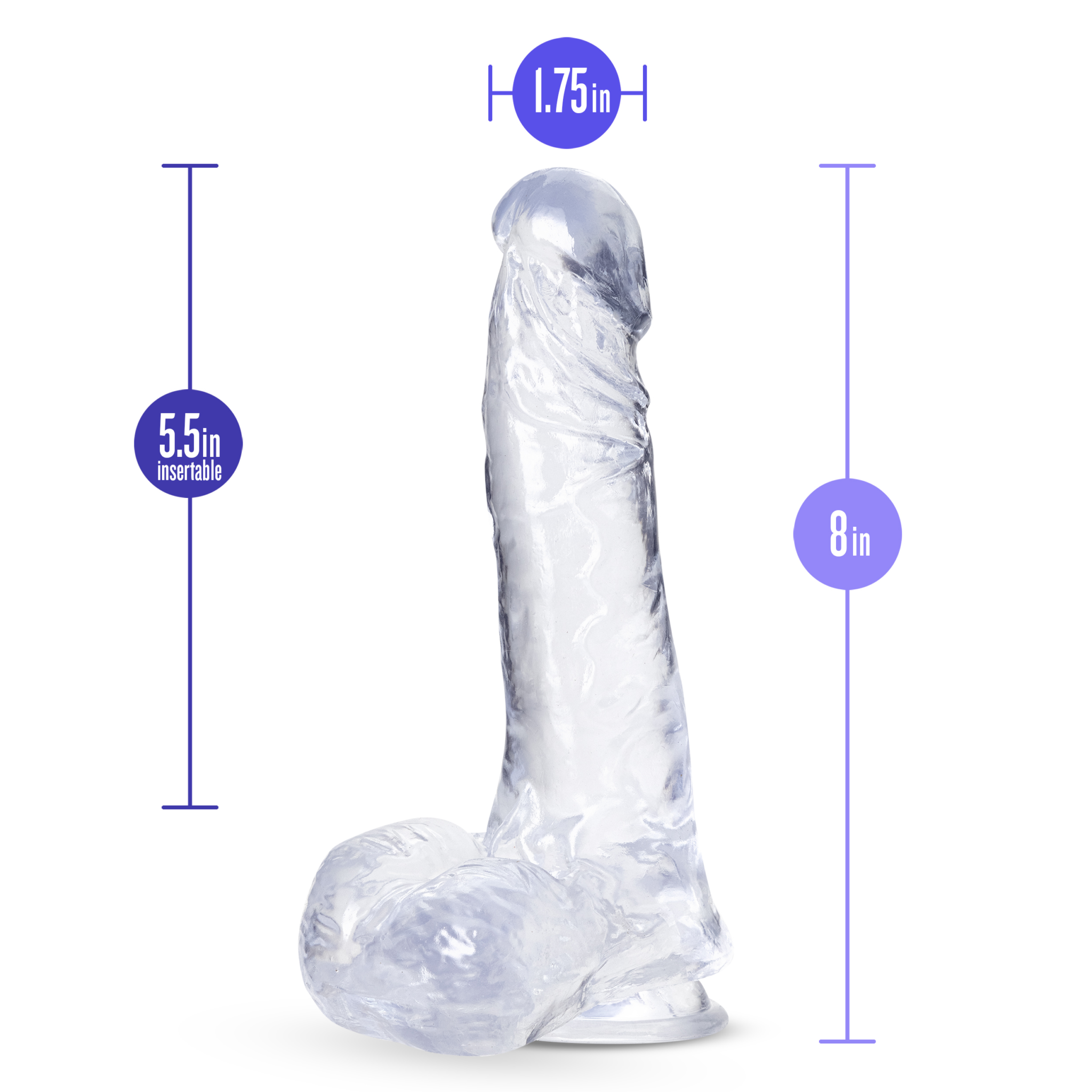 B Yours Plus - Ram n' Jam - Clear by Anal Toys & Stimulators