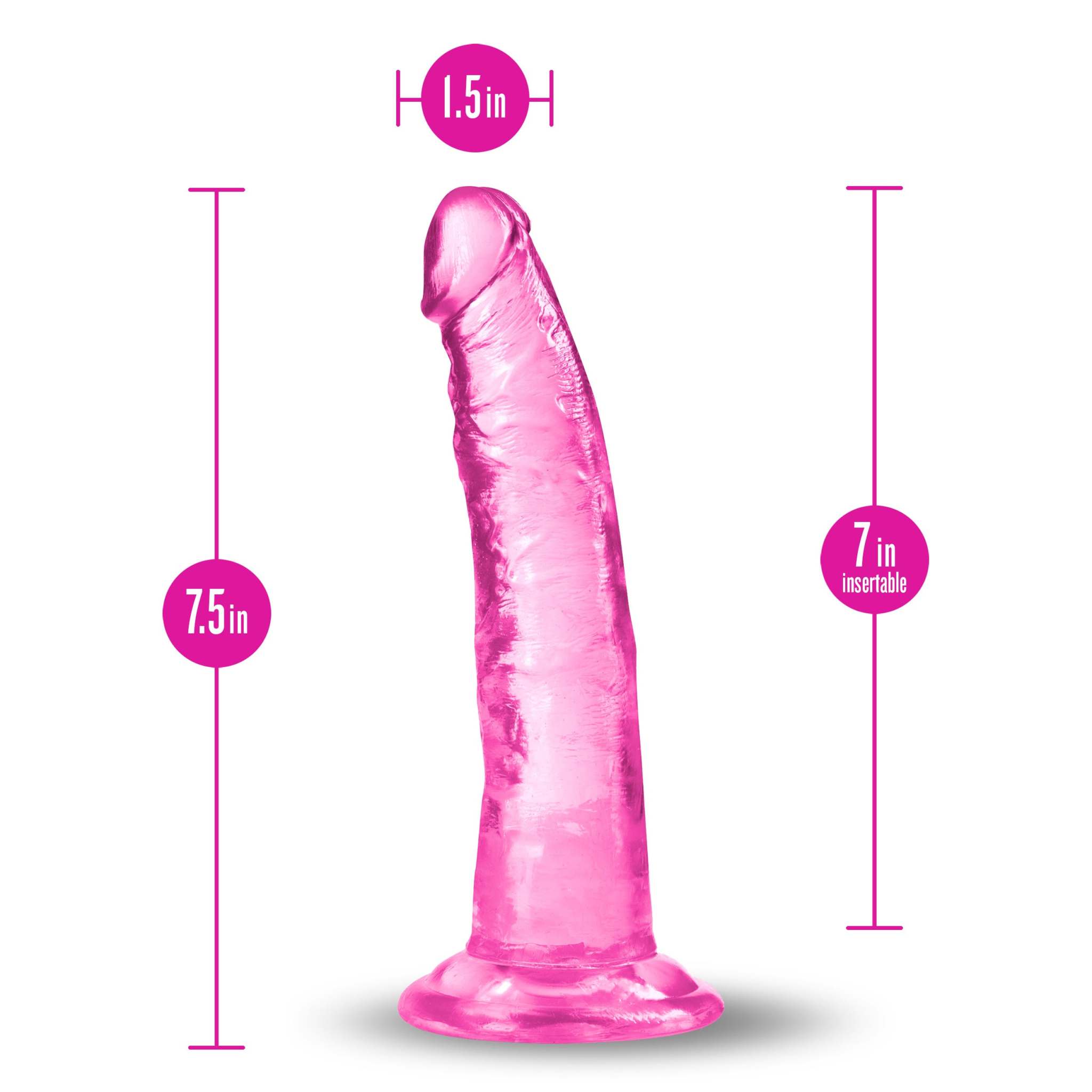 B Yours Plus - Lust N Thrust - Pink by Anal Toys & Stimulators