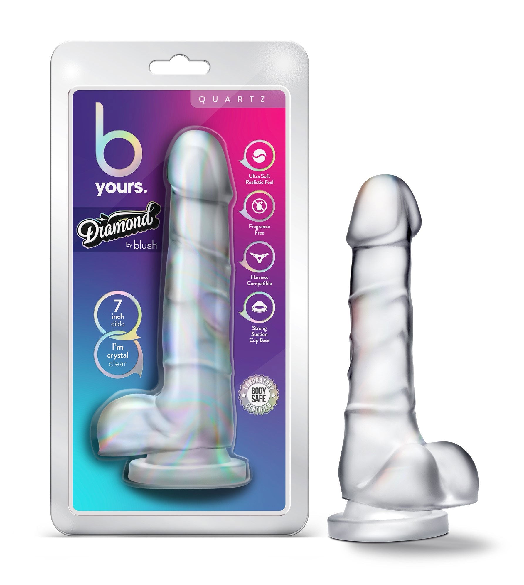 B Yours Diamond - Quartz - Clear by Anal Toys & Stimulators