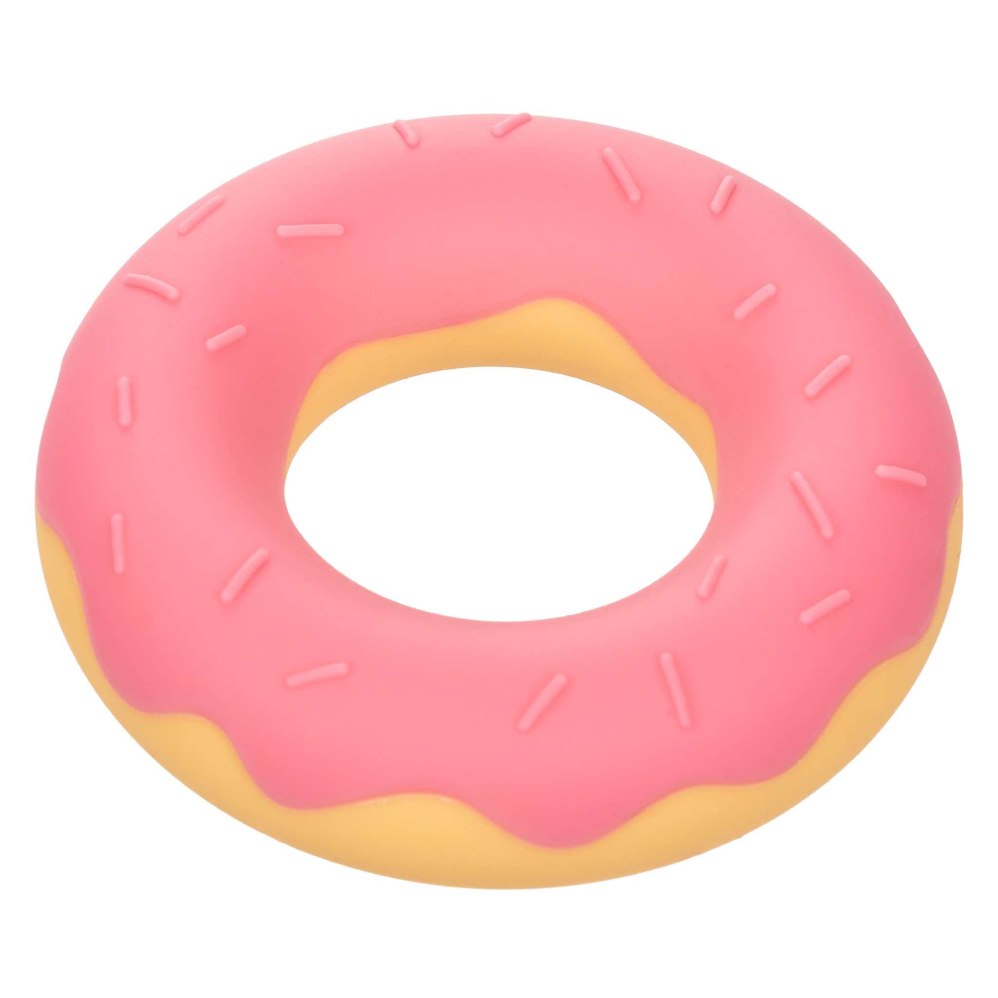 Naughty Bits Dickin’ Donuts Silicone Donut Cock Ring - Pink by Cock & Balls