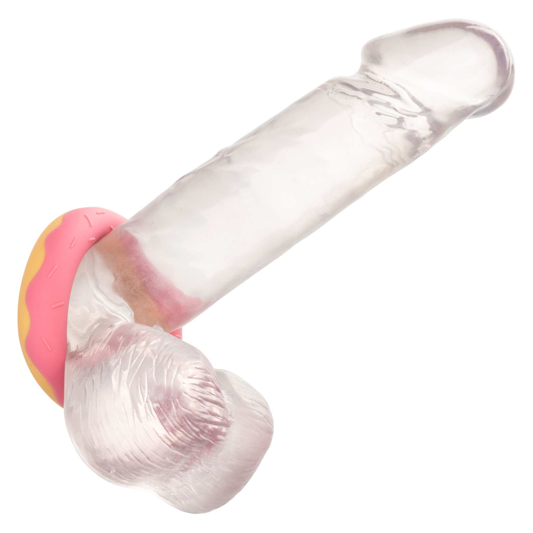 Naughty Bits Dickin’ Donuts Silicone Donut Cock Ring - Pink by Cock & Balls