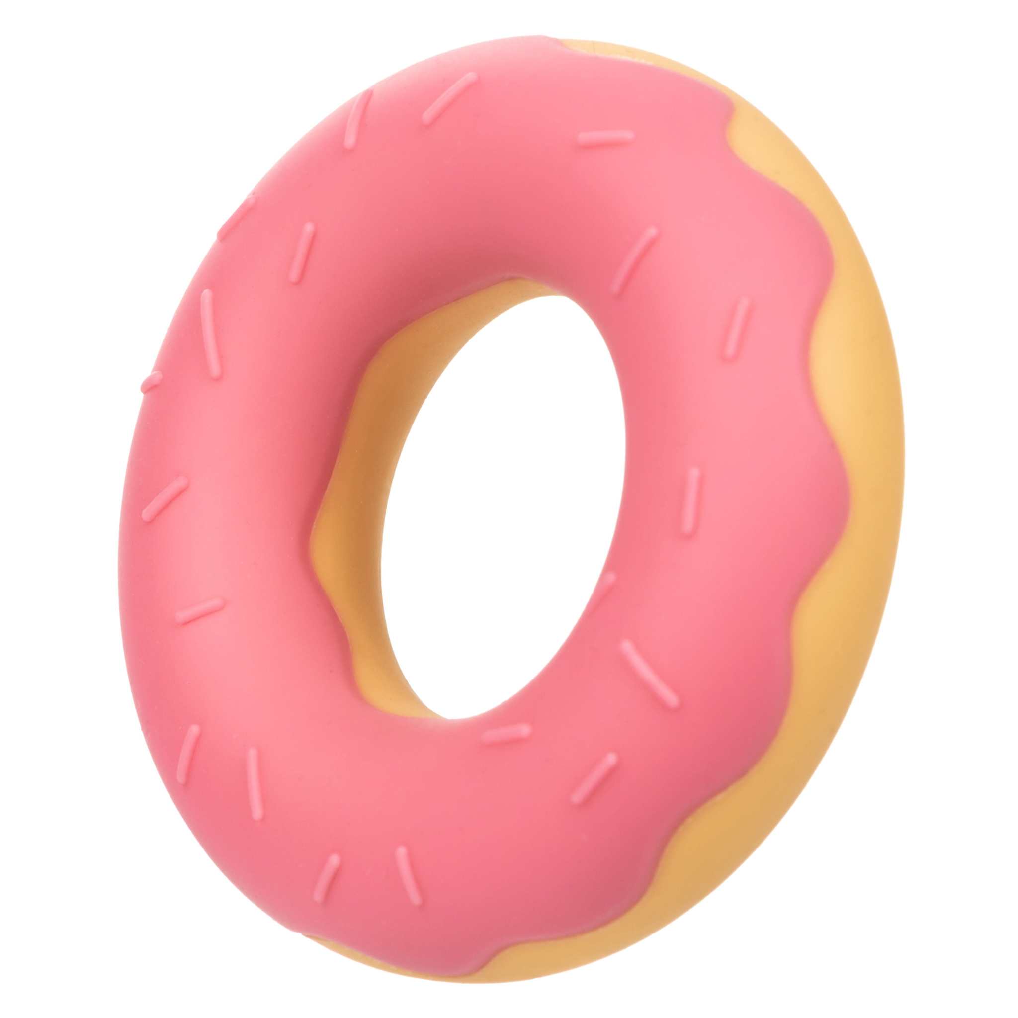 Naughty Bits Dickin’ Donuts Silicone Donut Cock Ring - Pink by Cock & Balls