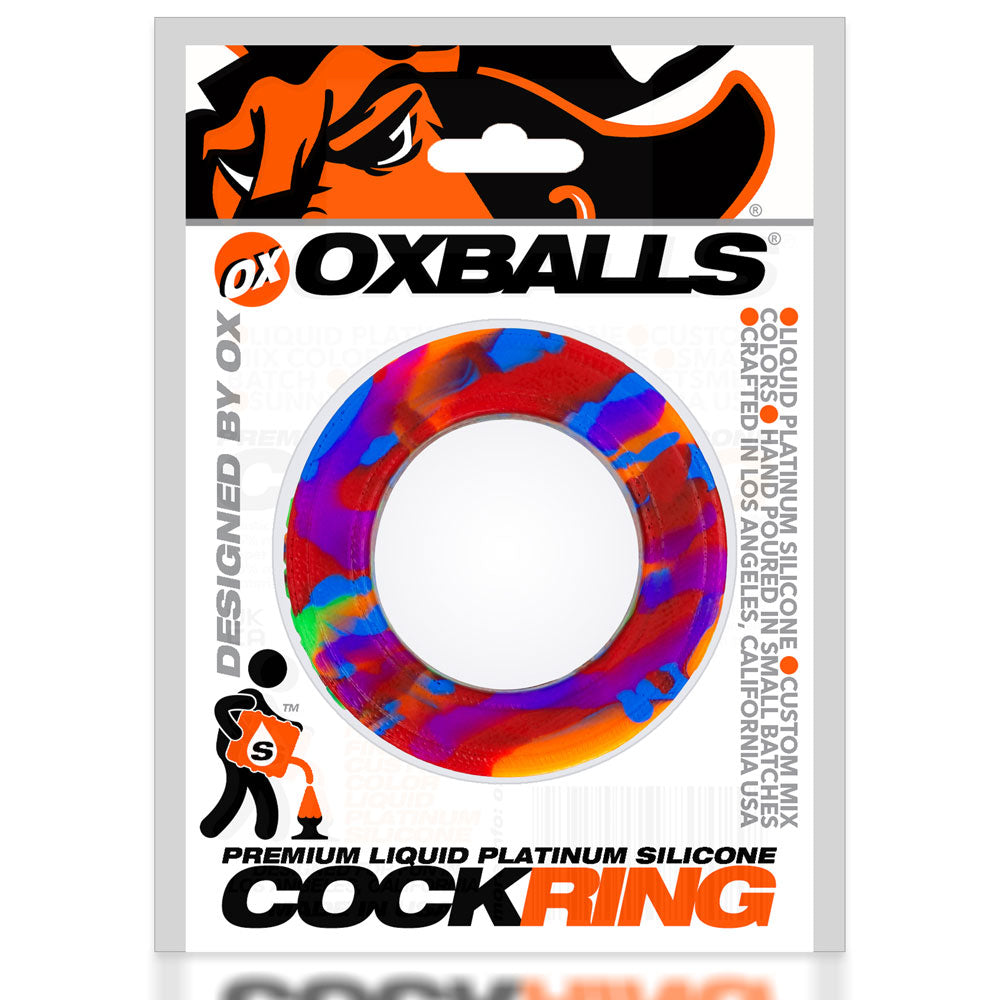 Pig-Ring Comfort Cockring - Rainbow by Cock & Balls