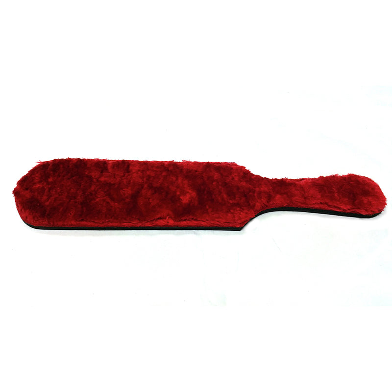 Rouge Paddle with Fur Red by Bondage & Fetish Toys