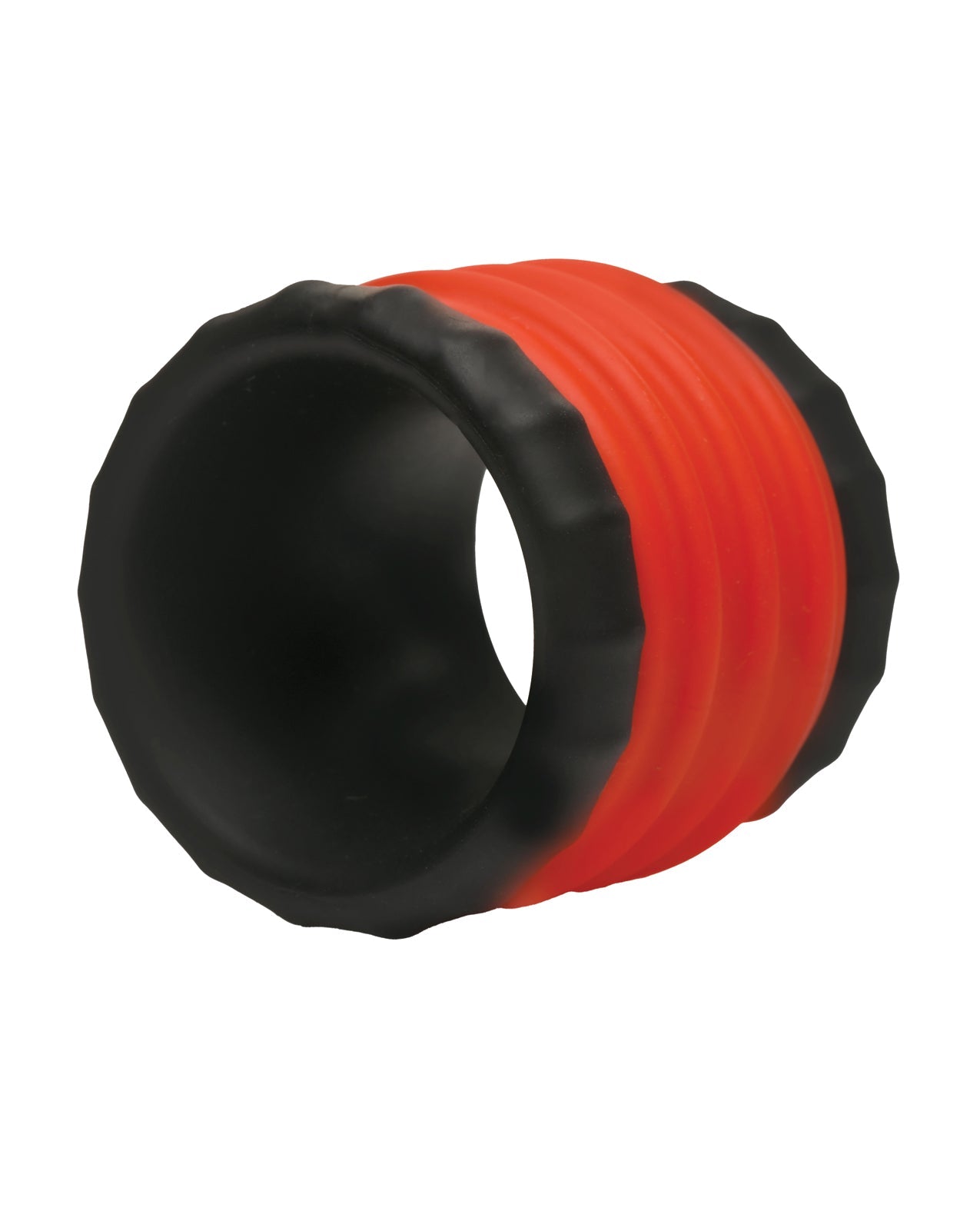 Curve Toys Jock 2-in-1 Silicone Cock Ring - Red by Cock & Balls