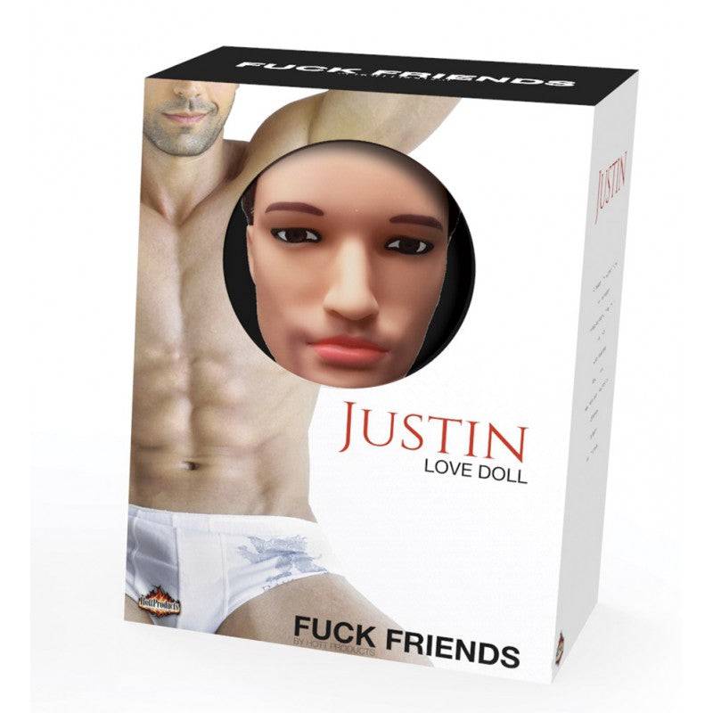 Fuck Friends Love Doll Justin boxed male torso love doll with lifelike face and muscular body