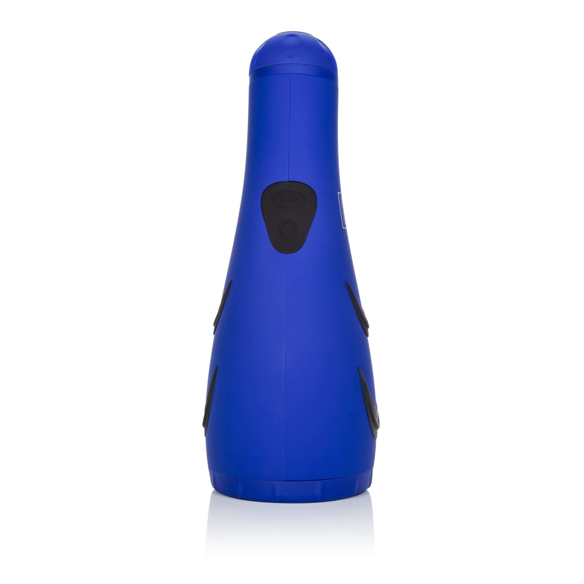 Blue Apollo Hydro Power Stroker with ergonomic design and suction cup base for hands-free use