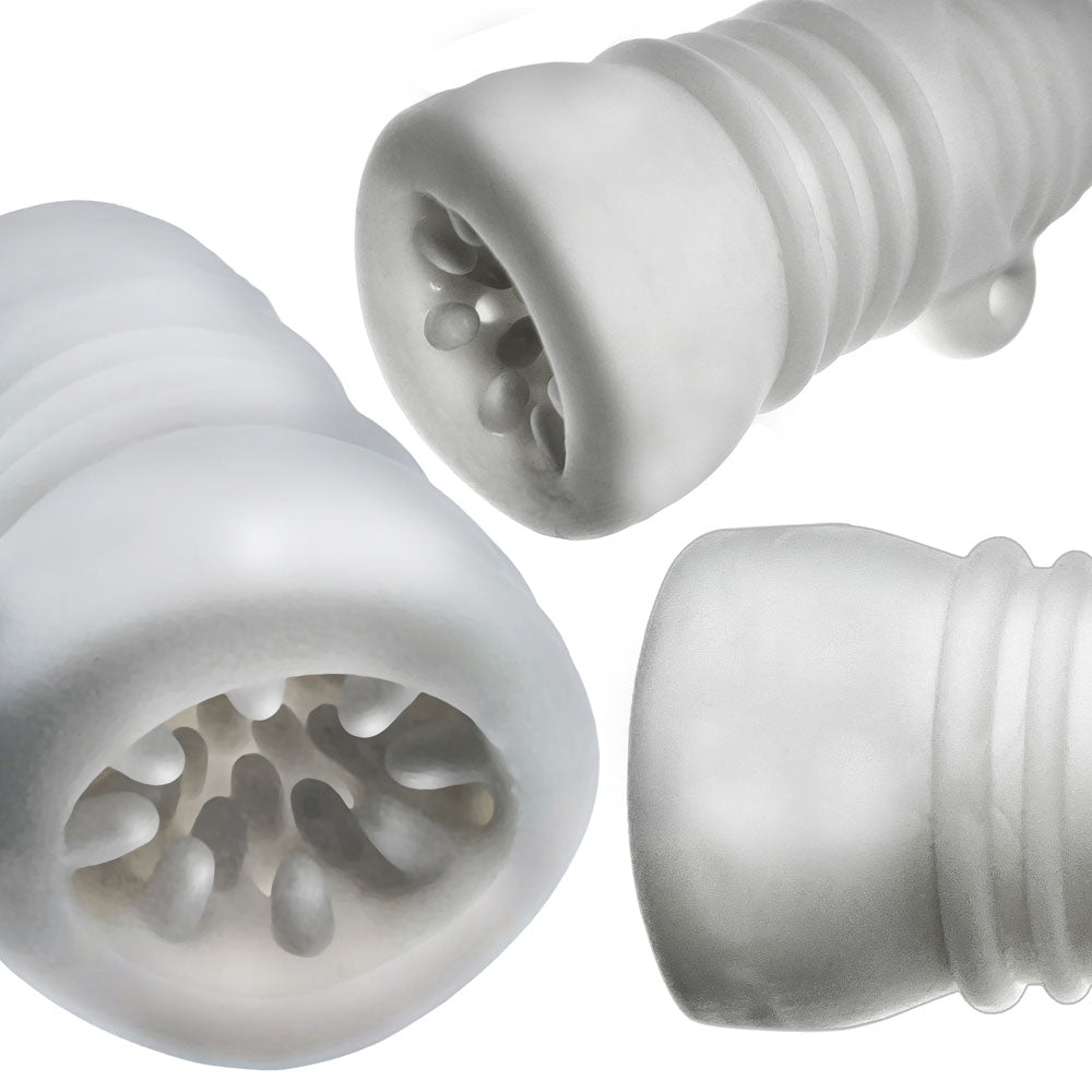 Jackt Stroker - White Ice by Masturbators and Strokers