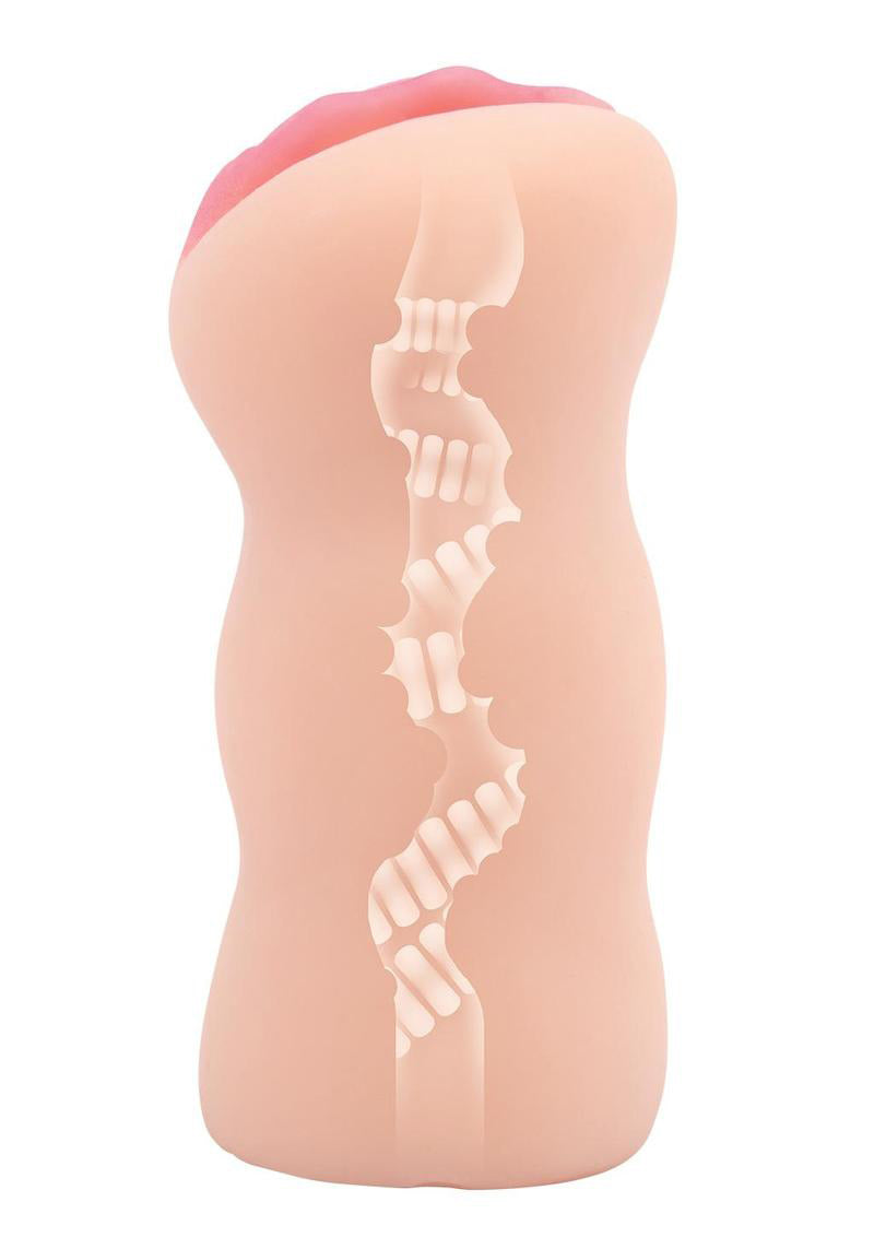 Stroke Off Super Tight Vibe Stroker - Light by Masturbators and Strokers