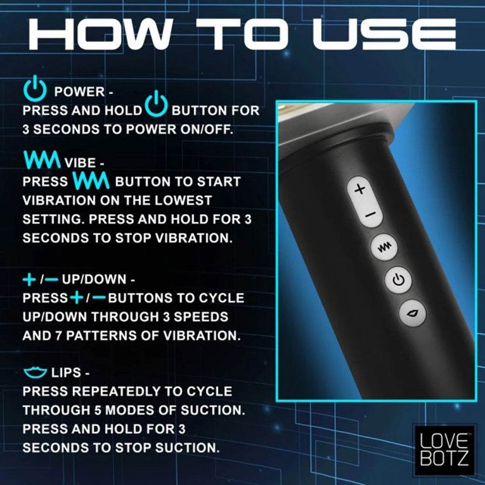 Thunder Stroker Sucking Masturbator - Silver by Masturbators and Strokers