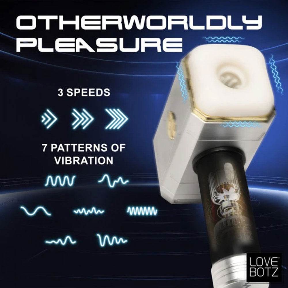 Thunder Stroker Sucking Masturbator - Silver by Masturbators and Strokers