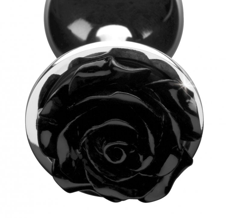 Black Rose Anal Plug - Large by Anal Toys & Stimulators