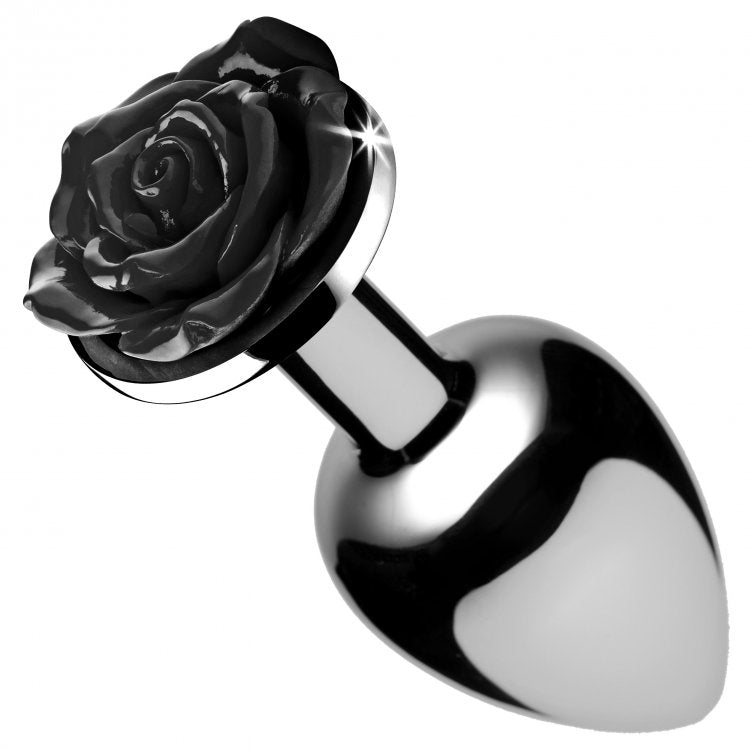 Black Rose Anal Plug - Large by Anal Toys & Stimulators