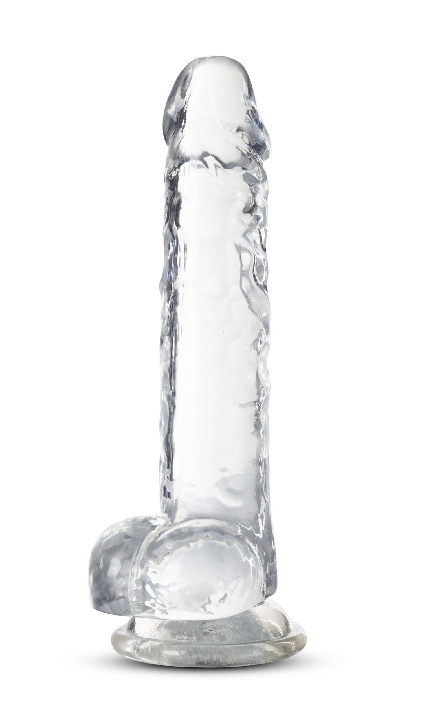 Naturally Yours 7 inch crystalline diamond dildo with suction cup base