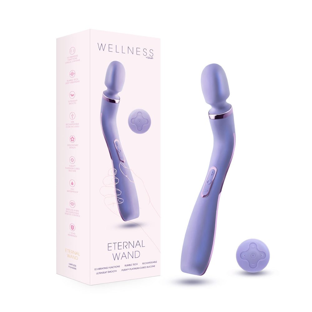 Wellness Eternal Wand Lavender with ergonomic design and calming lavender scent for relaxation and self-care.