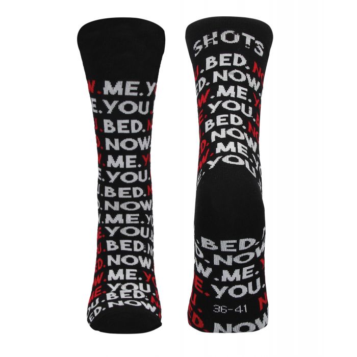 Shots Sexy Socks You, Me, Bed, Now - Male by Apparel