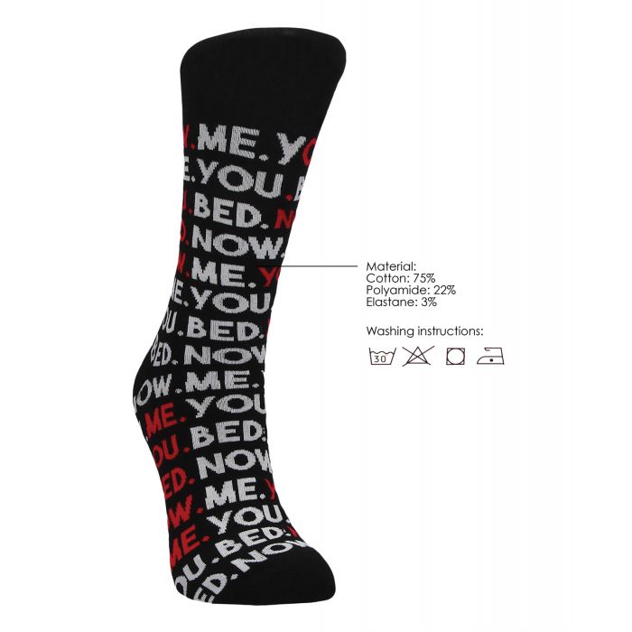 Shots Sexy Socks You, Me, Bed, Now - Male by Apparel