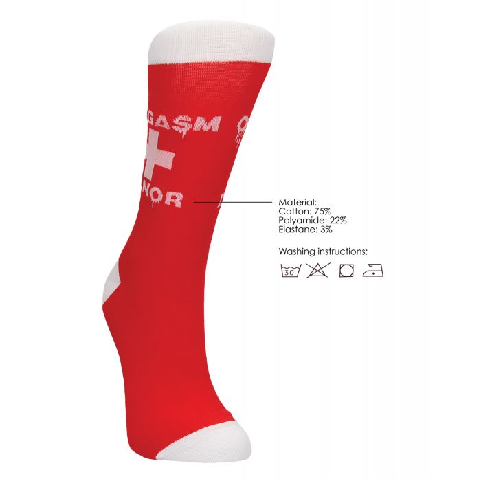 Shots Sexy Socks Orgasm Donor - Male by Apparel