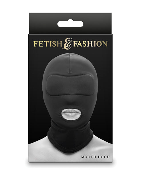 Fetish & Fashion Mouth Hood - Black by Apparel