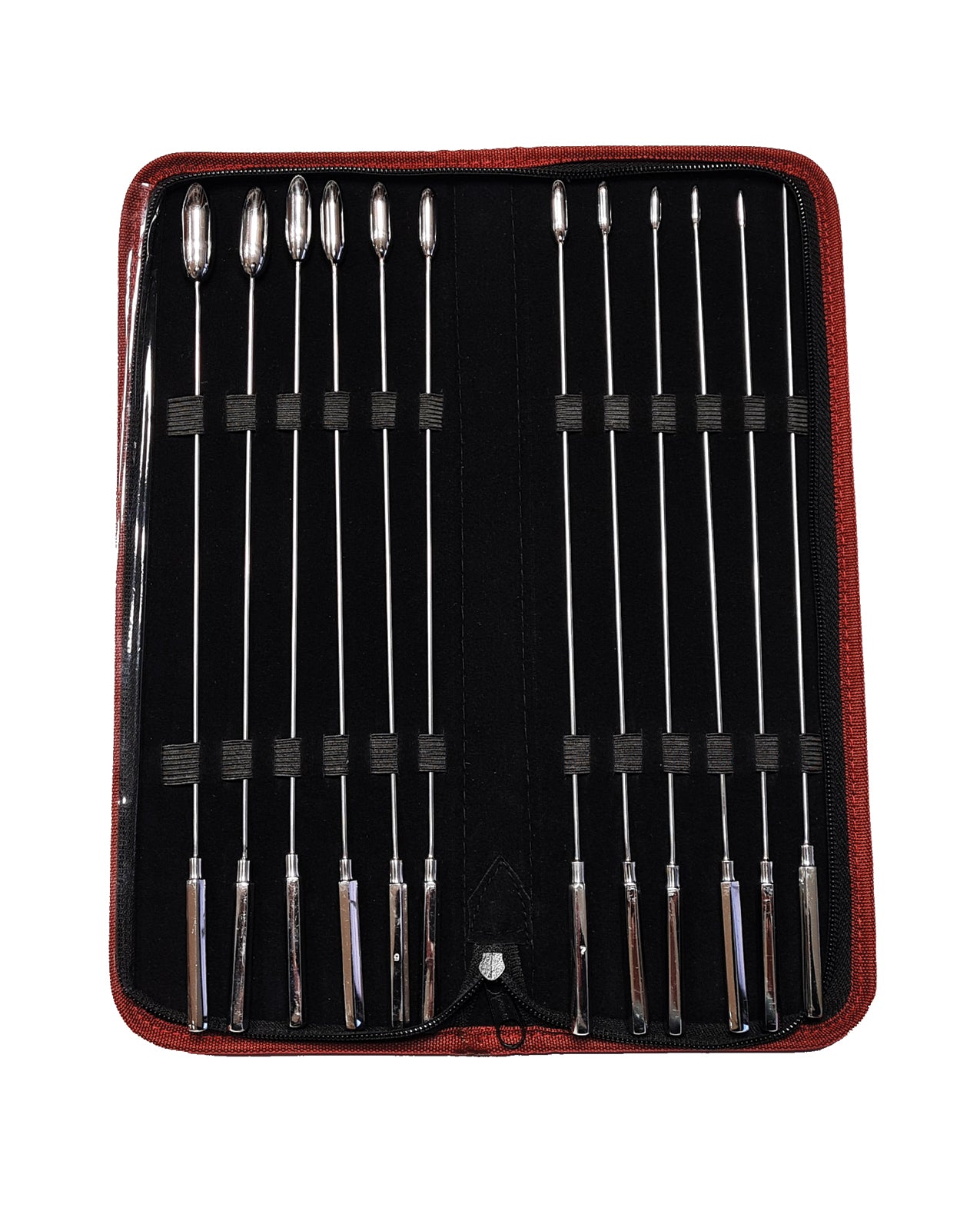 Rouge Stainless Steel Rosebud Dilator Set - Set of 12 by Bondage & Fetish Toys