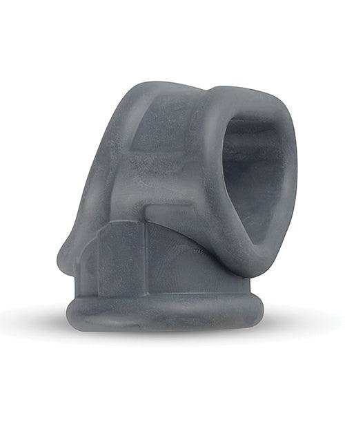 Boners Stretchy Cocksling in black liquid silicone with 2-in-1 ballstretcher design for comfort and enhanced pleasure