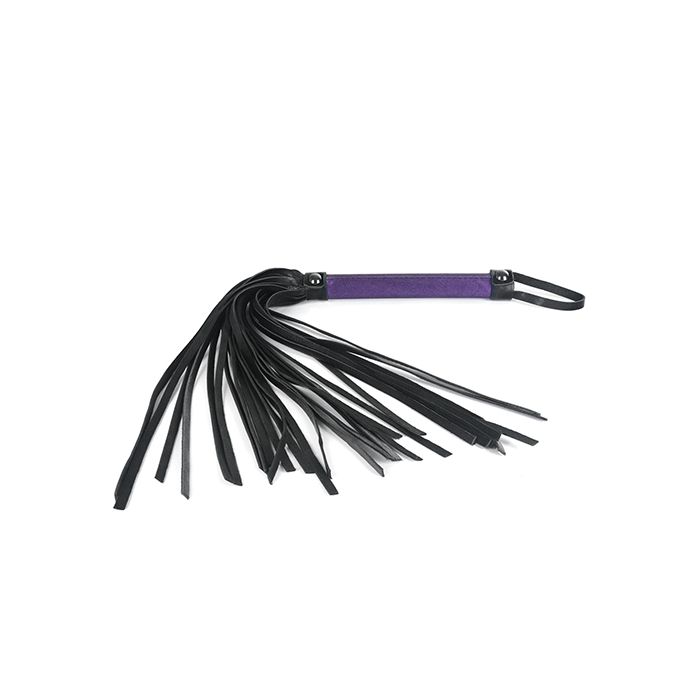 Spartacus Galaxy Legend Faux Leather Whip - Purple by Bondage & Fetish Toys