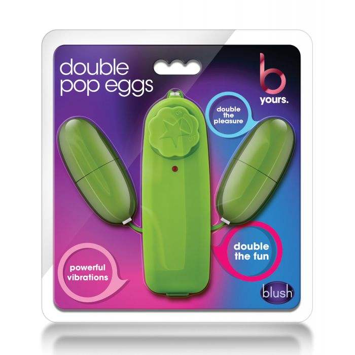 Blush B Yours Double Pop Eggs - Lime by Vibrators and Massagers