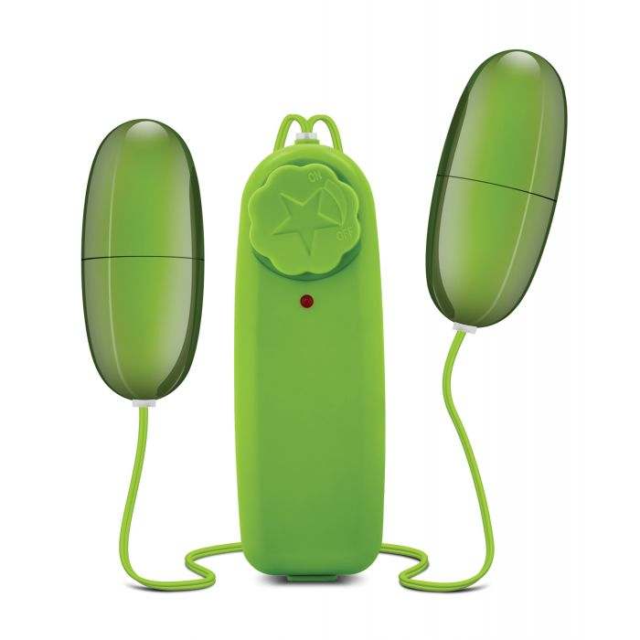 Blush B Yours Double Pop Eggs - Lime by Vibrators and Massagers