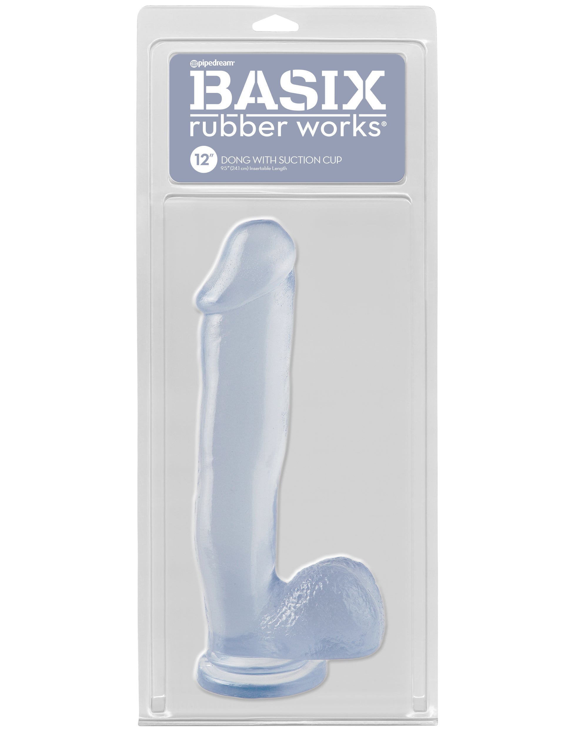 Basix Rubber Works Dong w/Suction Cup - Flesh