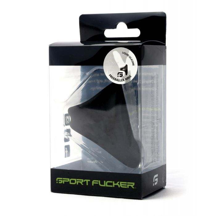 Sport Fucker Freeballer men's performance underwear in black packaging designed for active lifestyle