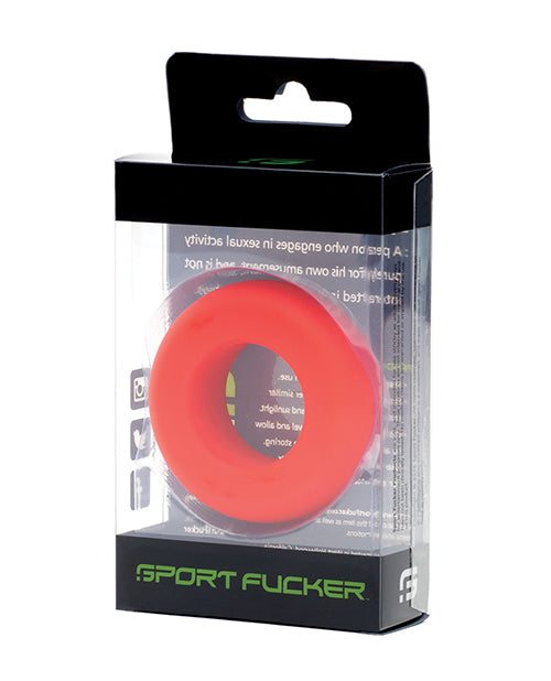 Sport Fucker Muscle Ring premium silicone training support accessory for athletes in black and clear packaging