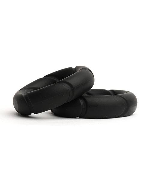 Sport Fucker Ready Rings durable black silicone rings set for sport training and play
