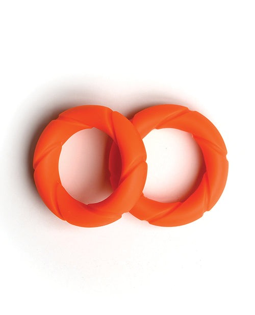 Sport Fucker Ready Rings durable orange silicone rings for sport training and play
