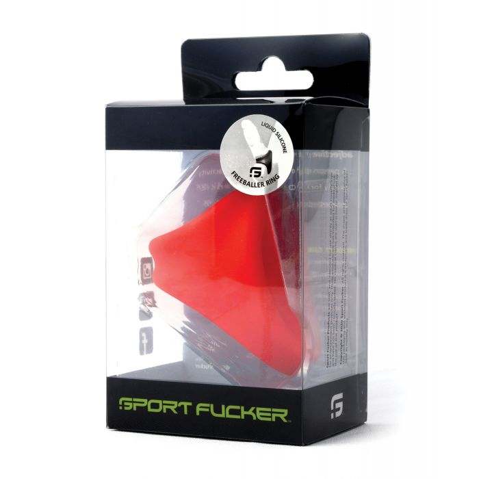 Sport Fucker Freeballer men's performance underwear in red packaging, breathable and supportive for active lifestyle