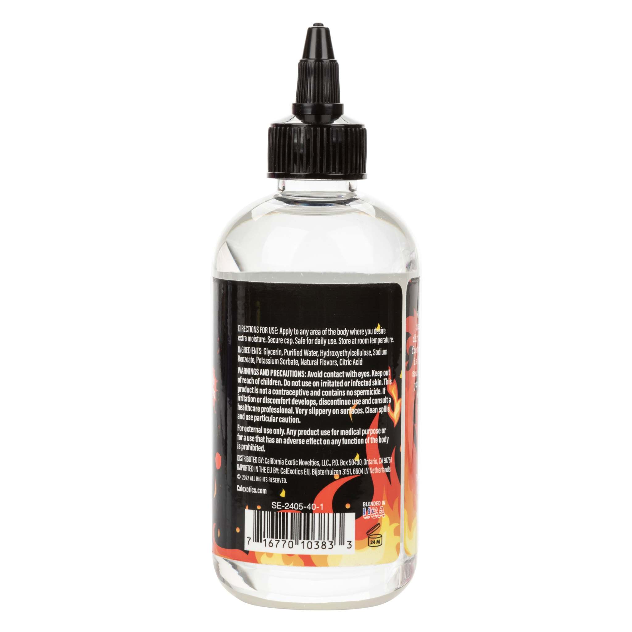 Fuck Sauce Hot Extra-Warming Lubricant 8oz bottle with cinnamon flavor and warming sensation for intimate use
